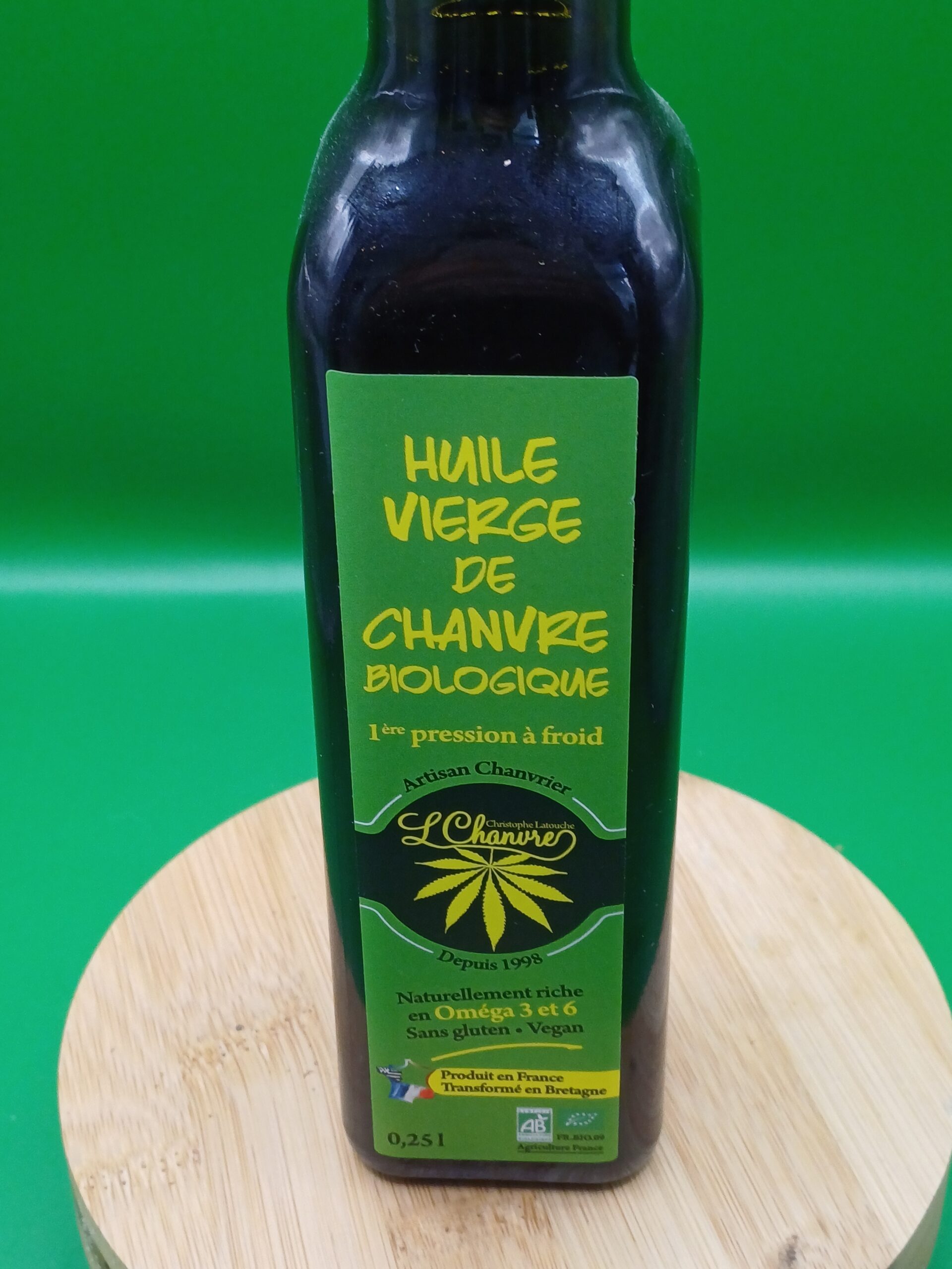 Huile Vierge De Chanvre Biologique Carezenco